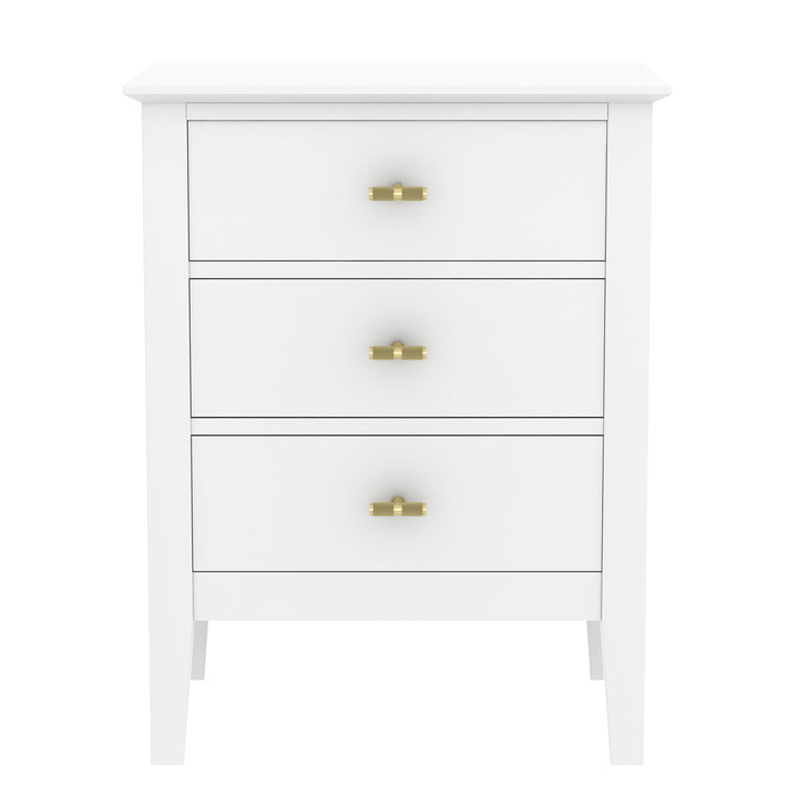 Harper 3 Drawer Side Table: Maximize Storage in Style