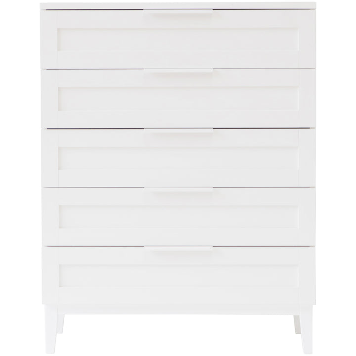 Tenley 5 Drawer Chest - White