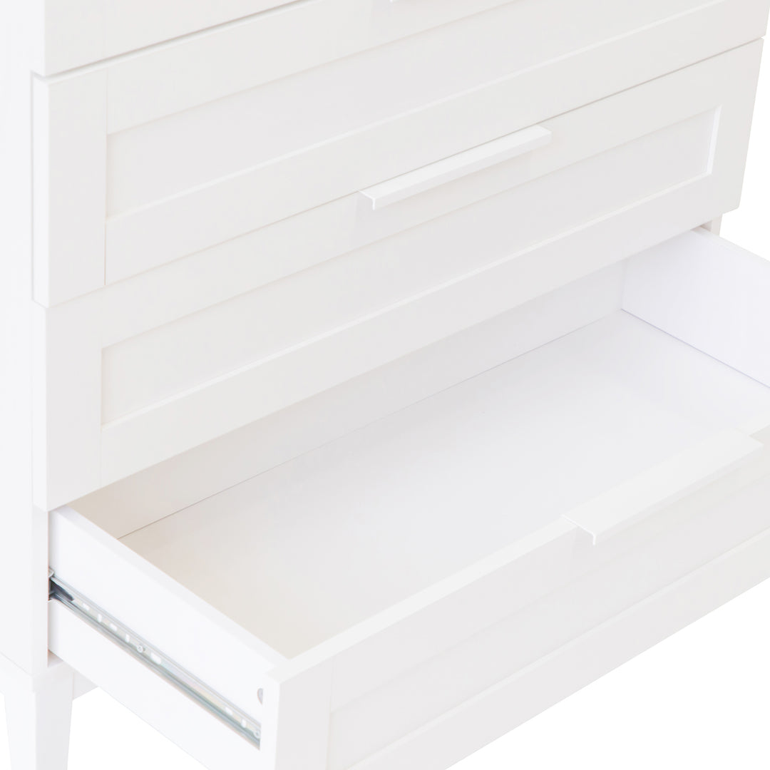 Tenley 5 Drawer Chest - White