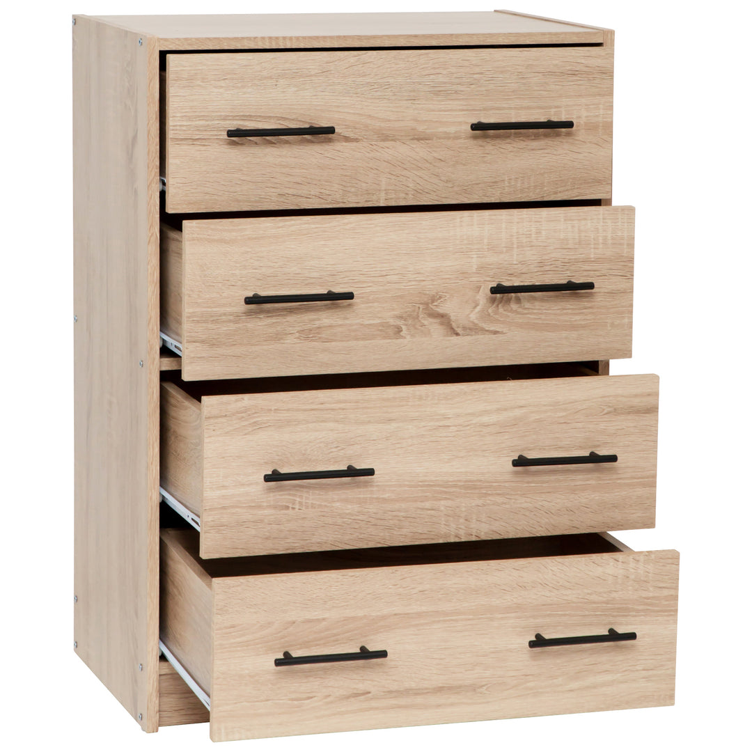 Drawer 4 Chest - Light Sonoma Oak