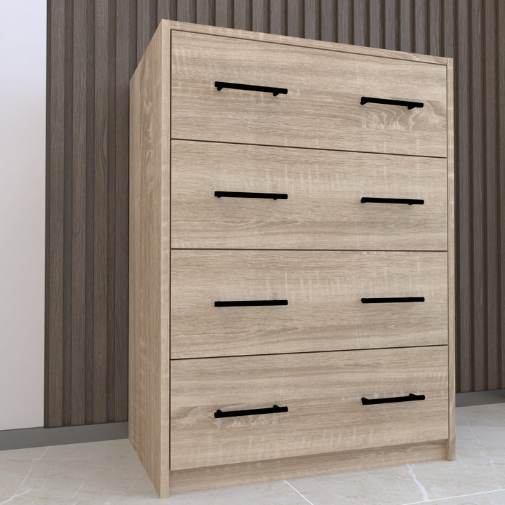 Drawer 4 Chest - Light Sonoma Oak