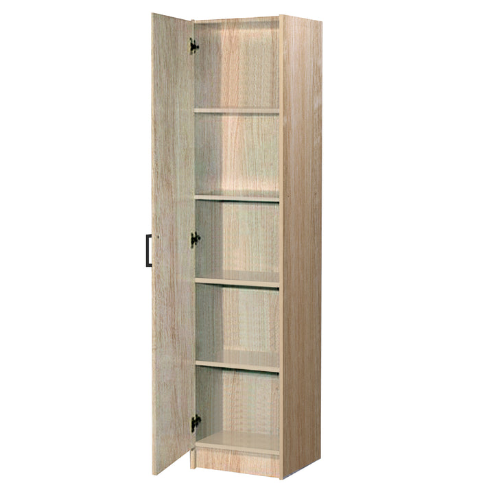 Multi-Purpose Cupboard Single Door - Light Sonoma Oak