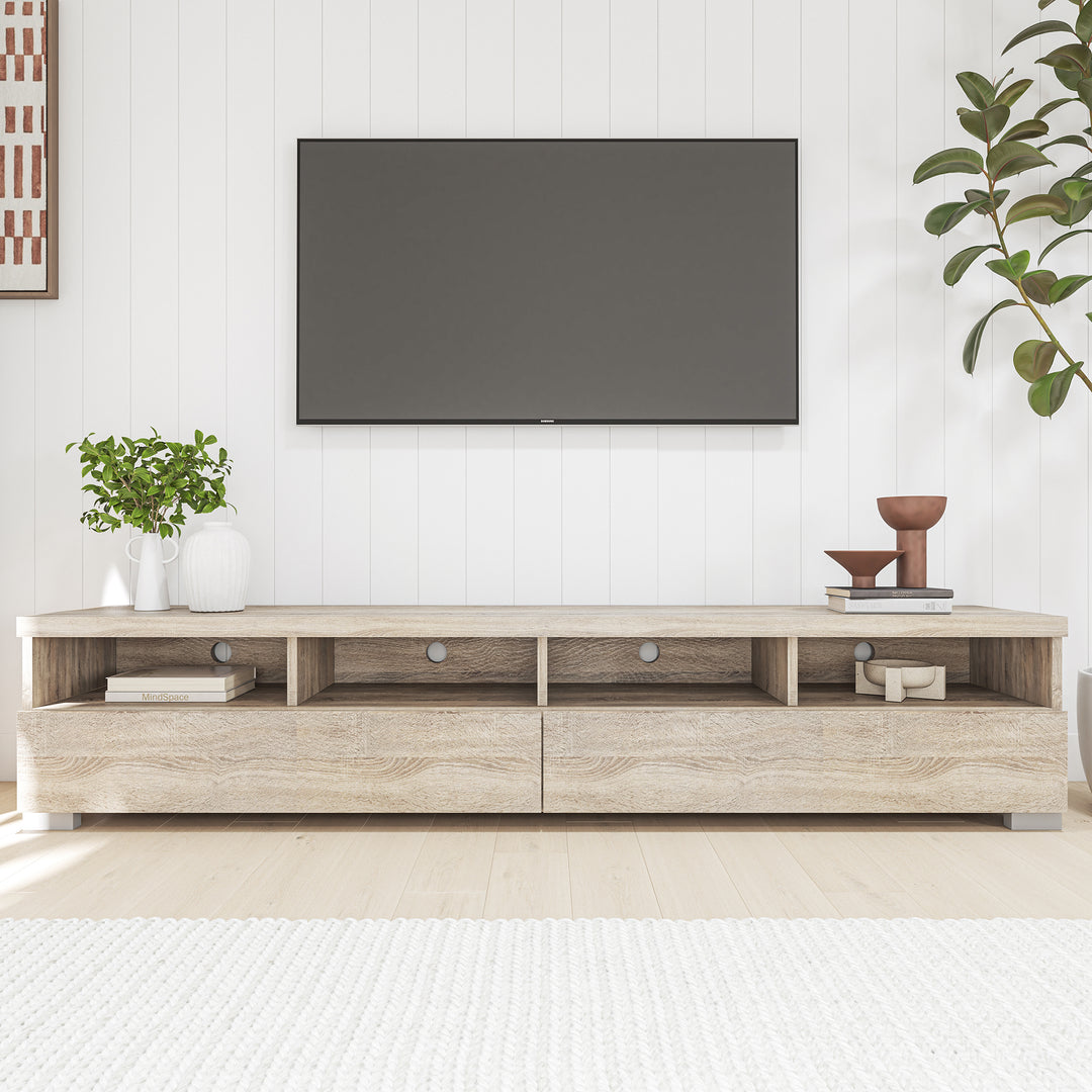 Elara TV Entertainment Unit 2 meter Light Sonoma Oak