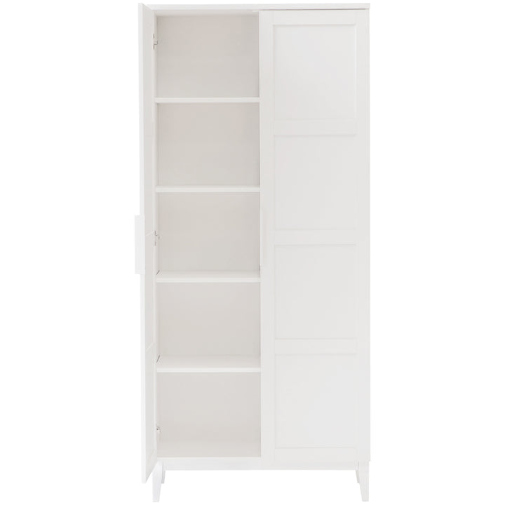 Tenley 5 Tier 2 Door Multipurpose Cupboard - White