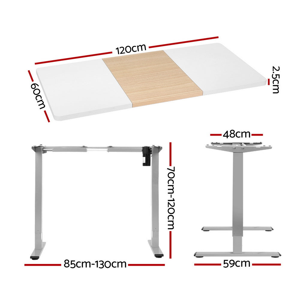 Standing Desk Electric Sit Stand Desks 120CM