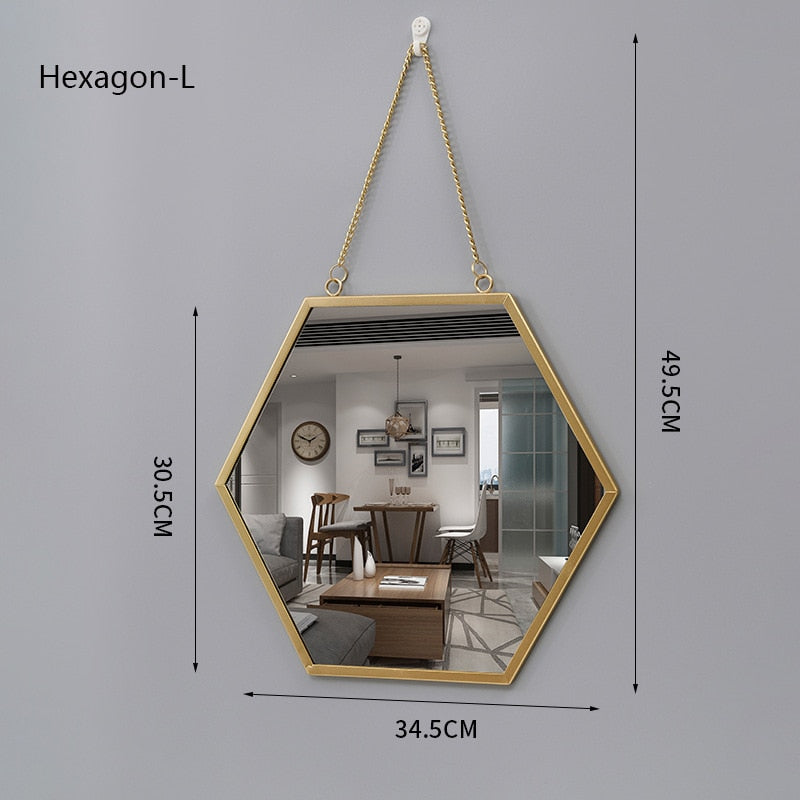 Nordic Wall Hanging Decor Mirror