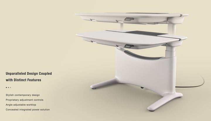 Ergonomic Workstation Standing Desk Height Adjustable Motorised 1.2m