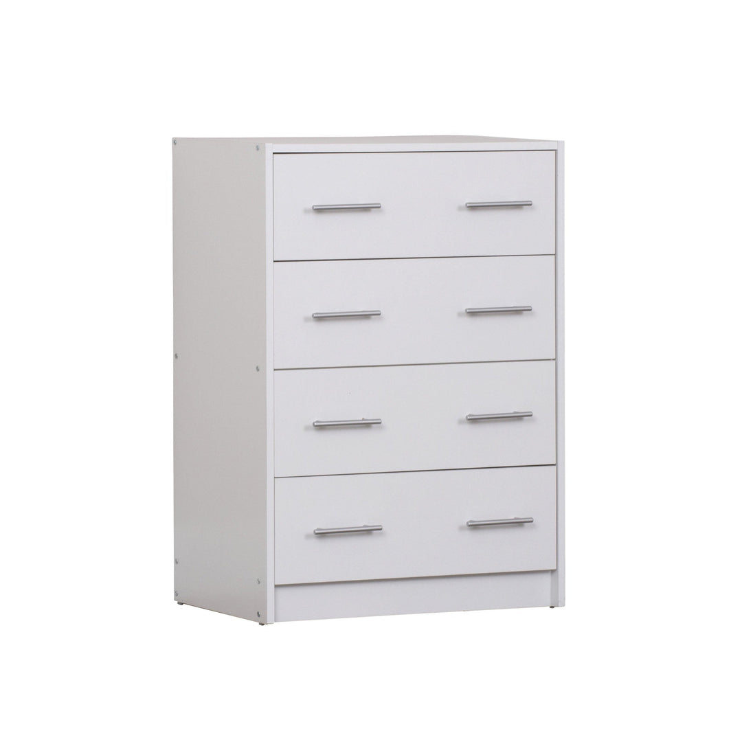 4 Drawers Chest Bedroom Storage White