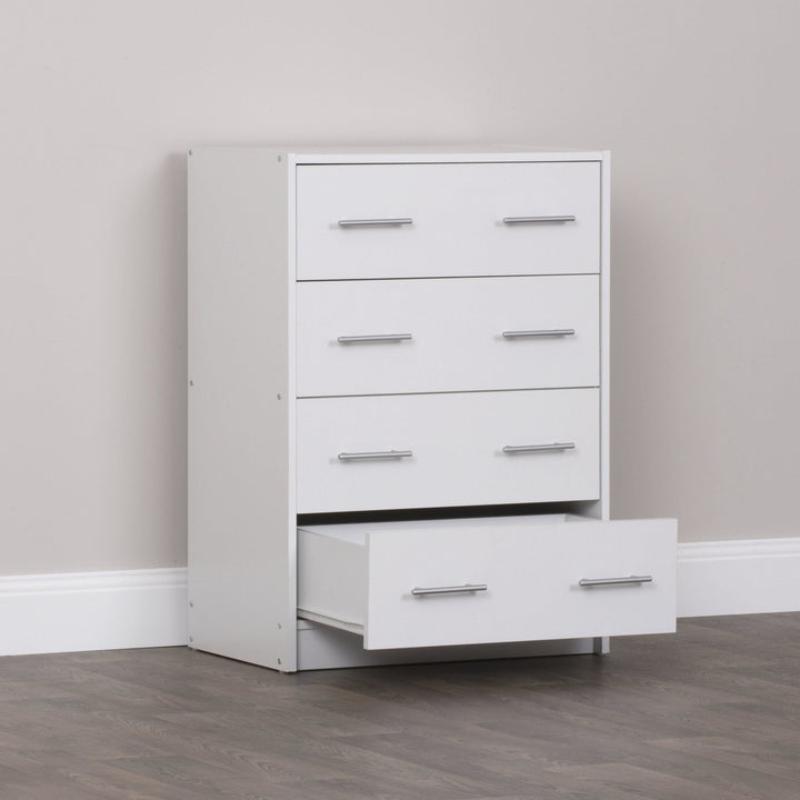 4 Drawers Chest Bedroom Storage White