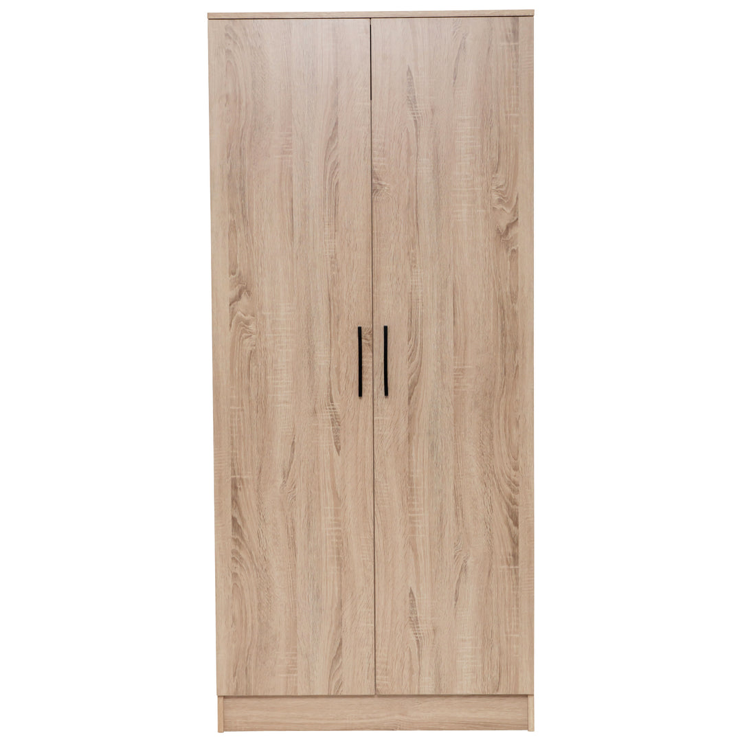 Multi-Purpose Broom Cupboard 2 Door Light Sonoma Oak