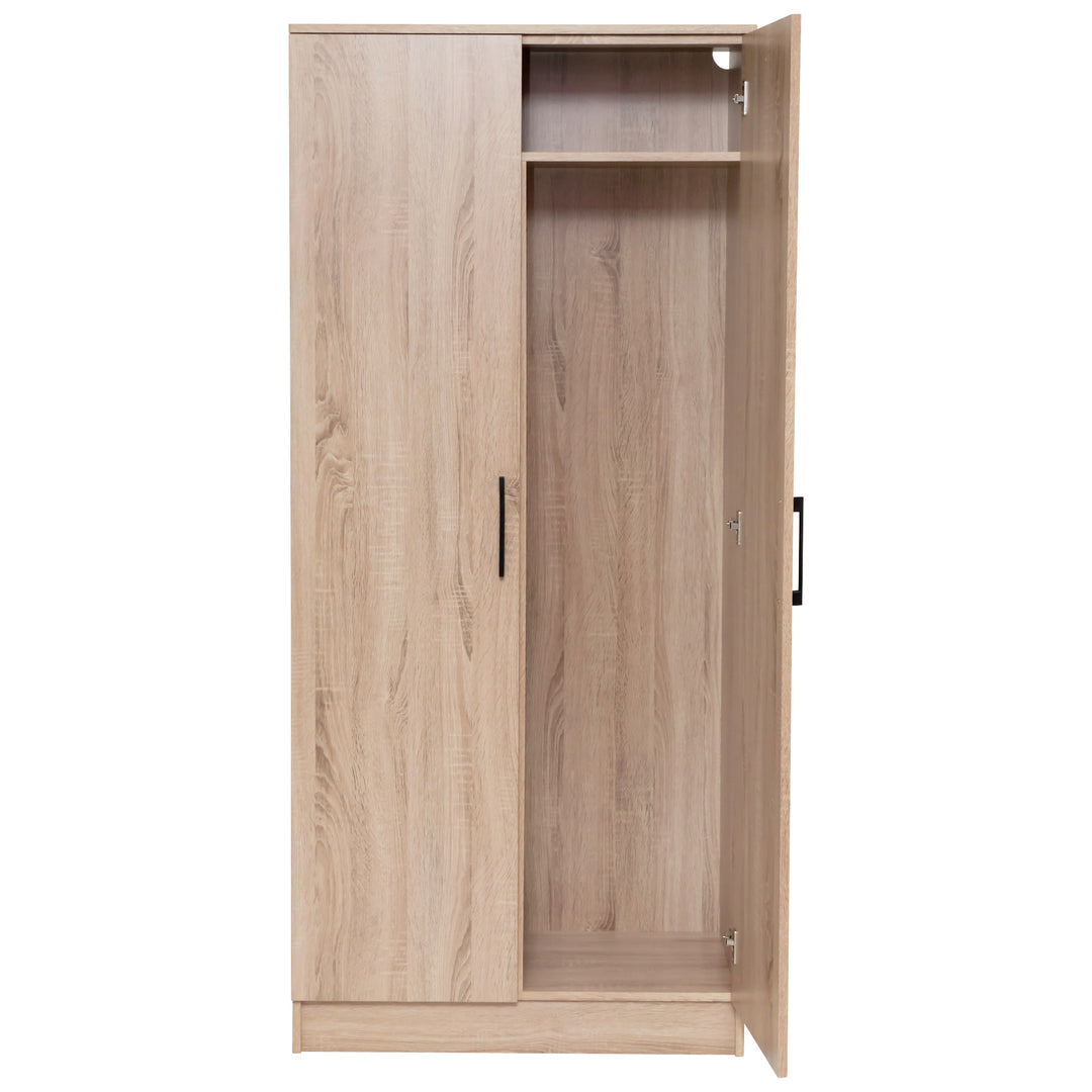 Multi-Purpose Broom Cupboard 2 Door Light Sonoma Oak