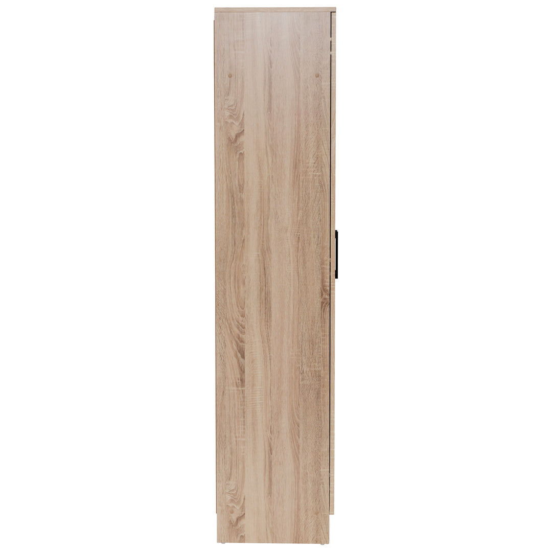 Multi-Purpose Broom Cupboard 2 Door Light Sonoma Oak