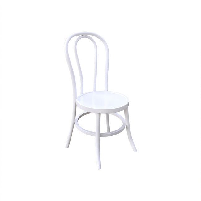 Bentwood Dining Chair White Dark Brown