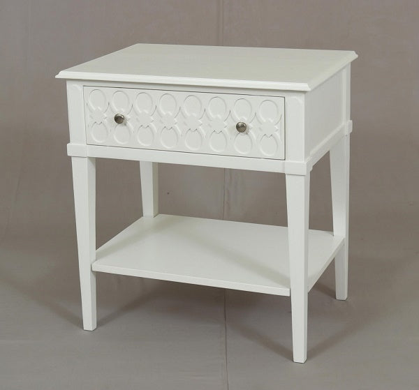 Kioloa Bedside Table 1 drawer Semi Gloss Finish