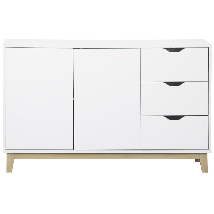 Front of Scandinavian 3 Drawer 2 Door Buffet