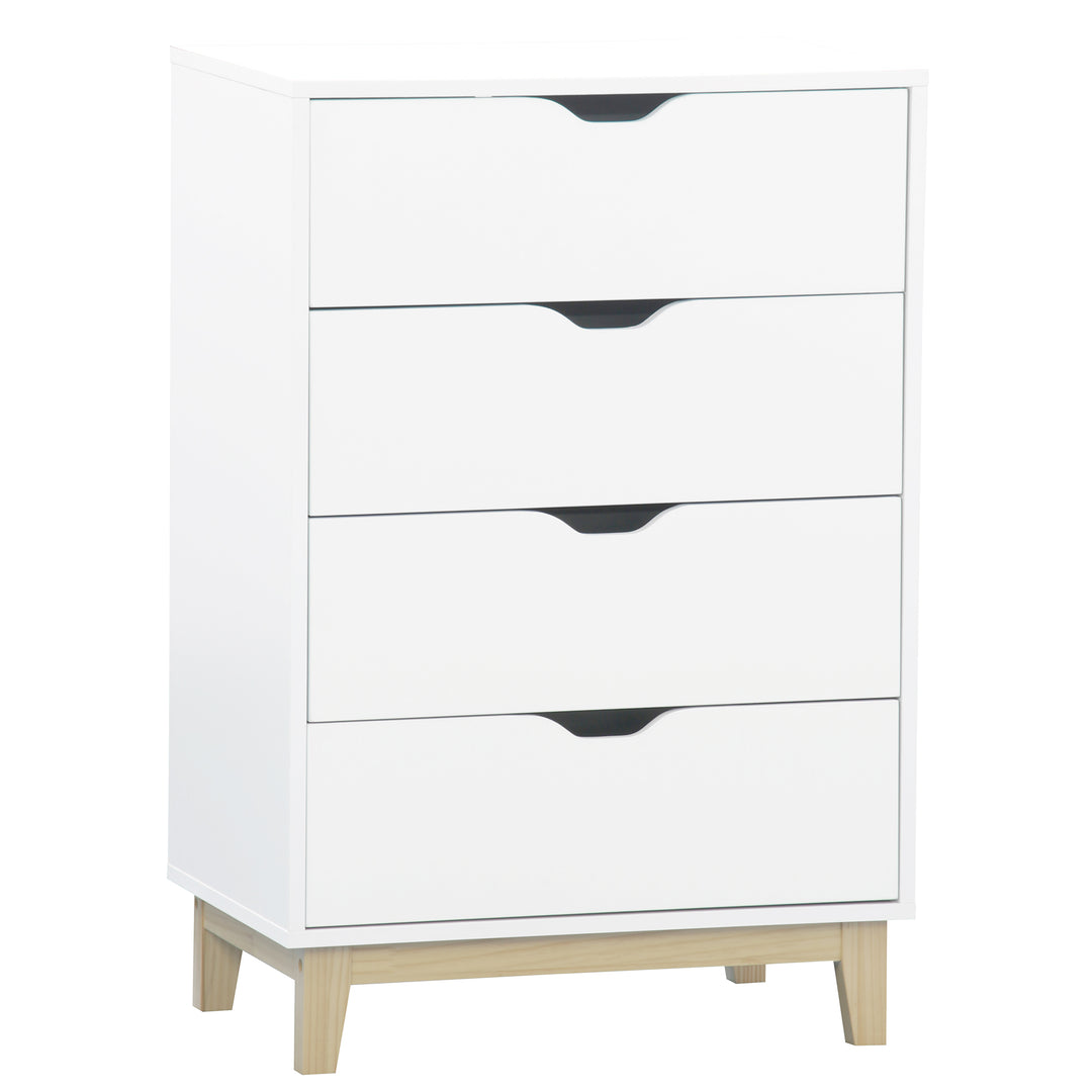 Scandinavian 4 Drawer Chest