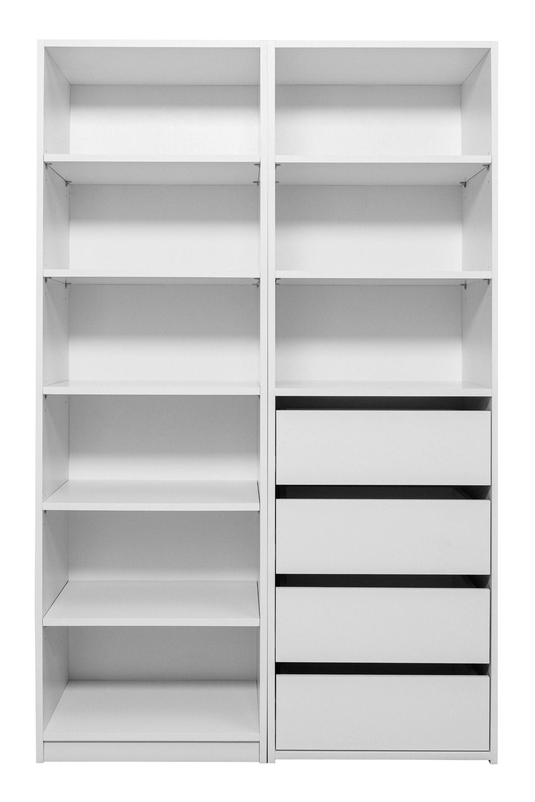 Geneva 3 Shelf/4 Drawer Built-in Wardrobe - Classic