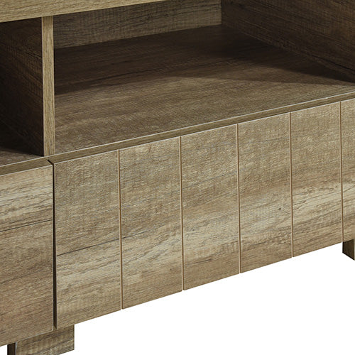 TV Cabinet 3 Storage Drawers Oak Colour