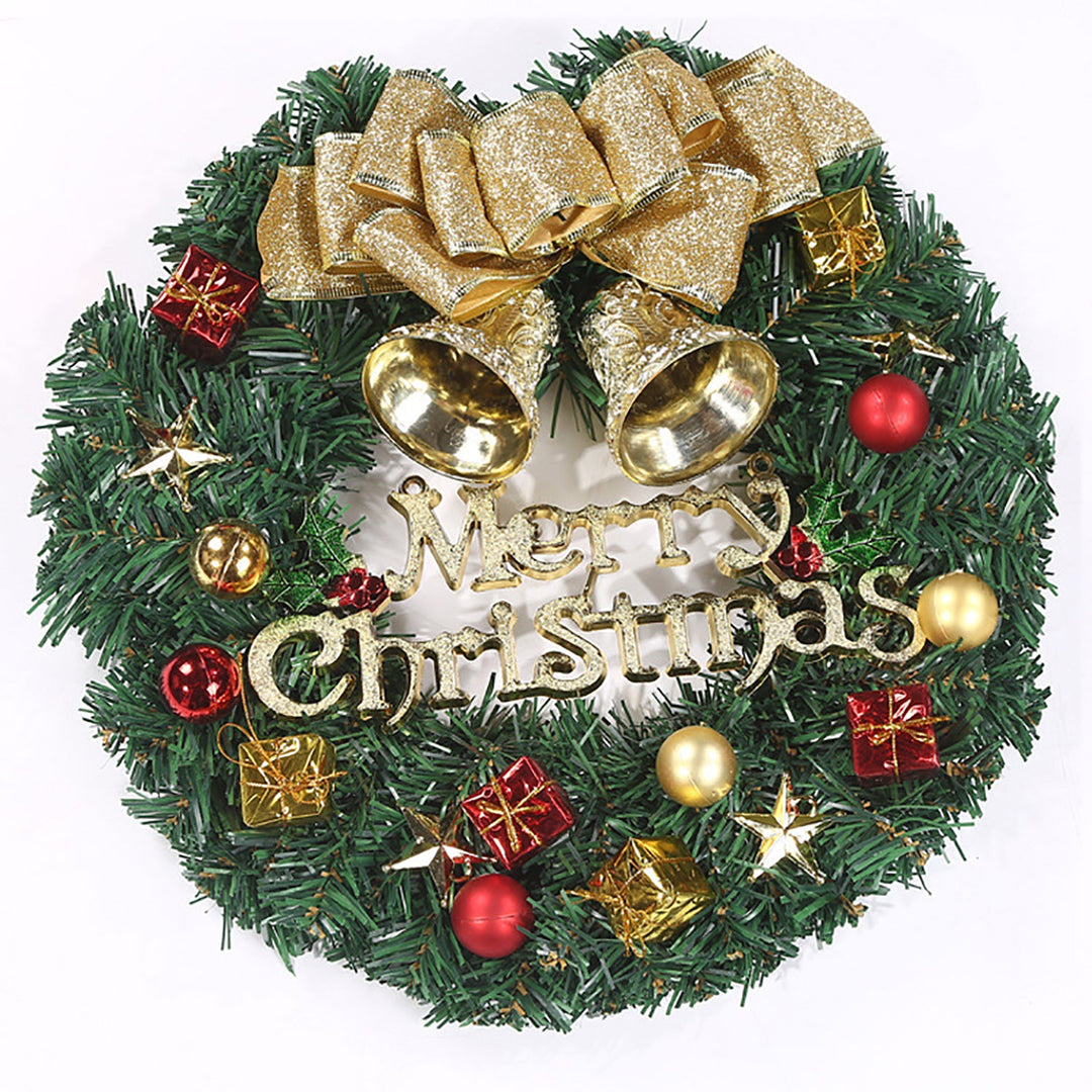 Christmas Wreath Door Garland Decoration Front Door Hanging Flowers Tree