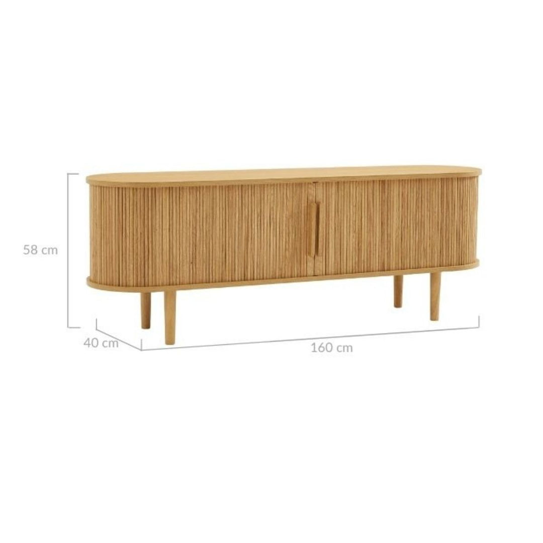 Tate Column TV Stand - 160cm Natural