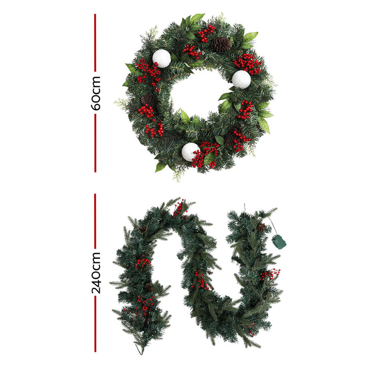 Jingle Jollys Christmas Garland and Wreath