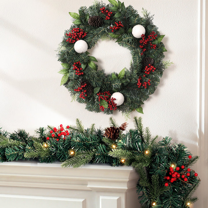 Jingle Jollys Christmas Garland and Wreath