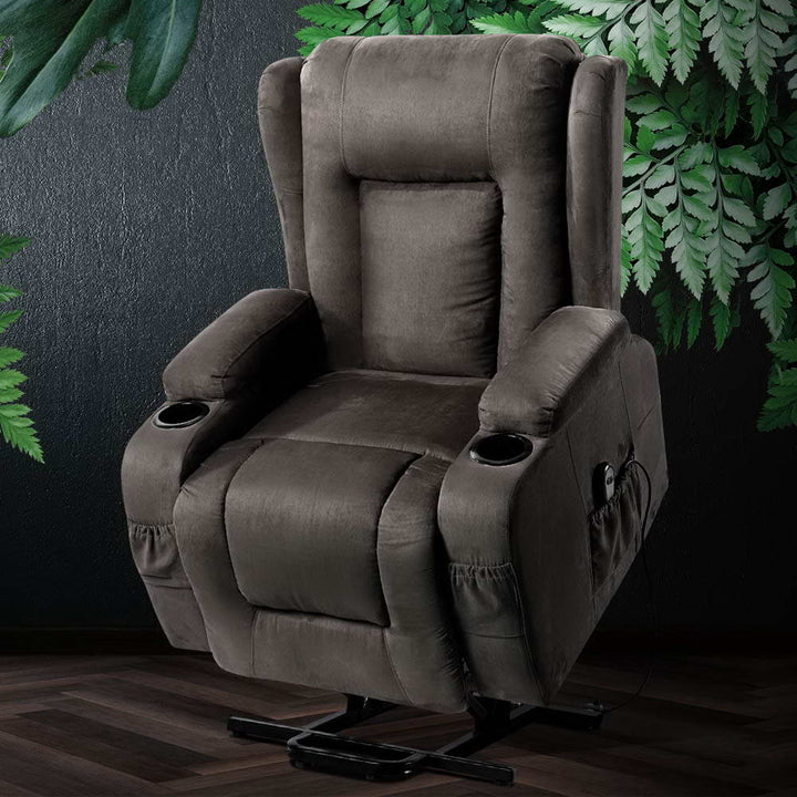 Artiss Electric Recliner Chair Heated Massage Lounge