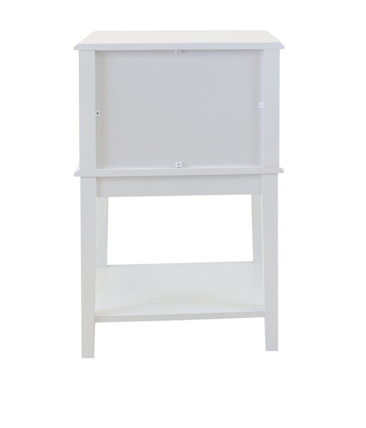 Chloe 2 Drawer Storage Bedroom Bedside Table Night Stand - 