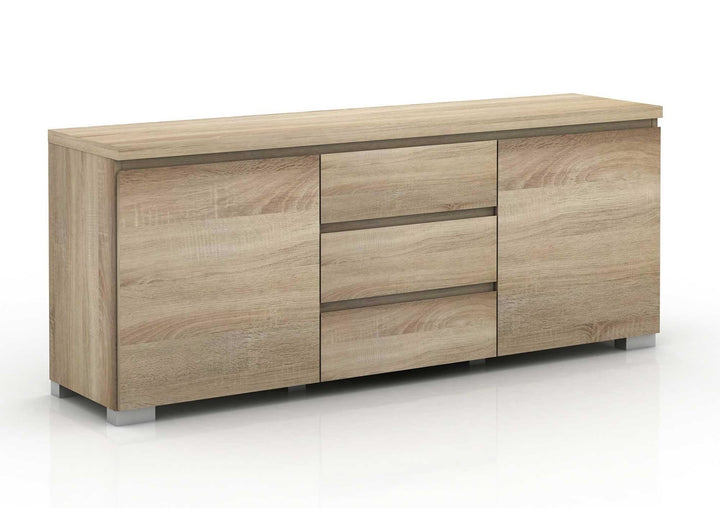 Elara 2 Door 3 Drawer Storage Buffet Unit Bedroom Sideboard 