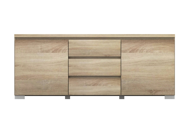 Elara 2 Door 3 Drawer Storage Buffet Unit Bedroom Sideboard 