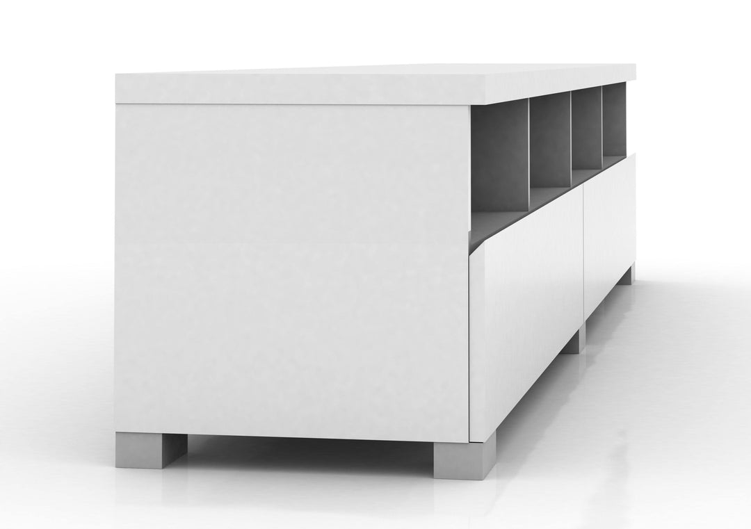 Elara High Gloss 2 Drawer TV Entertainment Storage Unit 