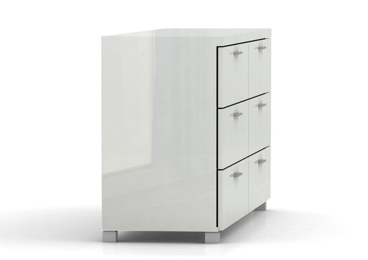 Elisha High Gloss 6 Drawer Chest