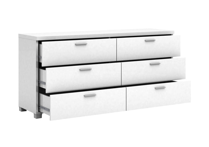 Elisha High Gloss 6 Drawer Chest