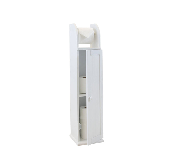 Maine Toilet Roll Organiser Bathroom Storage Cabinet White