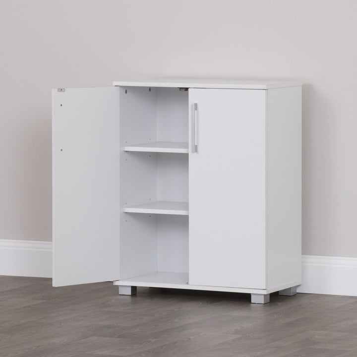 Multi-Purpose Cupboard 2 Door Multi Shelves Low Style 