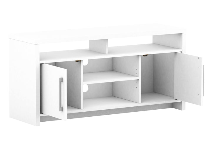 Tarin TV Entertainment Storage Unit Cabinet Stand White