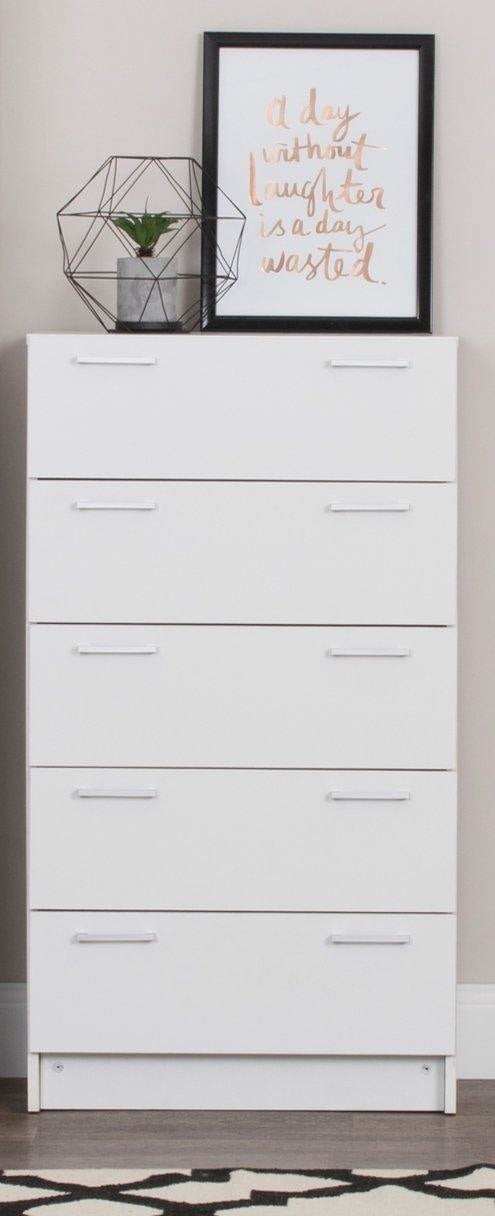 Tribecca 5 Drawer Chest Modern Bedroom Storage Tallboy Unit 